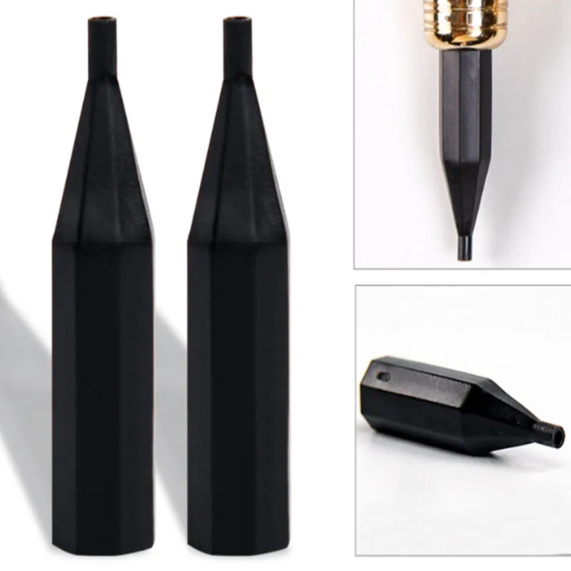 Hot Sale Individual Packed Rose Golden Sun Tattoo Needle Tips for Permanent Makeup Caps Eyebrow Lip Machine Giant Cap | Красота и