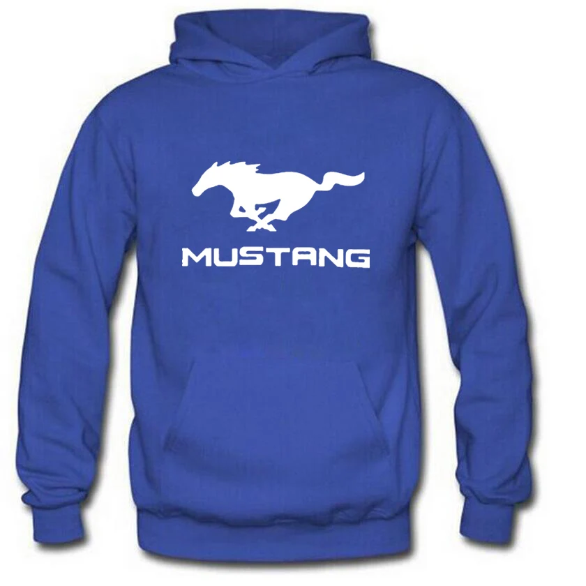 Толстовки для мужчин Mustang автомобильные брелки с логотипом свитшот принтом Сезон
