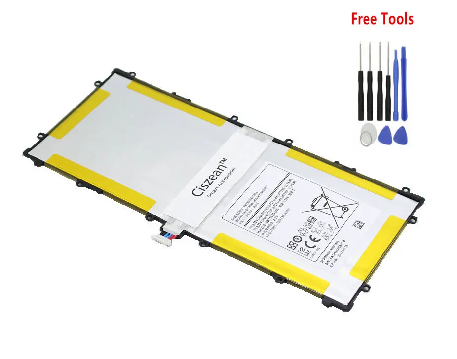 1x3 75 V 9000mAh Новая батарея для Samsung Google Nexus 10 GT P8110 HA32ARB SP3496A8H Батарейки +