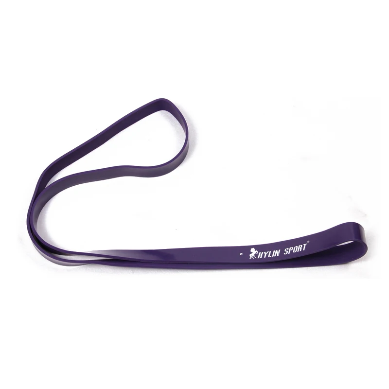 

Natural Purple latex 41" Strength Resistance Bands Loop Fitness Crossfit Power Lifting Pull Up Strengthen Muscles 50-75Lbs