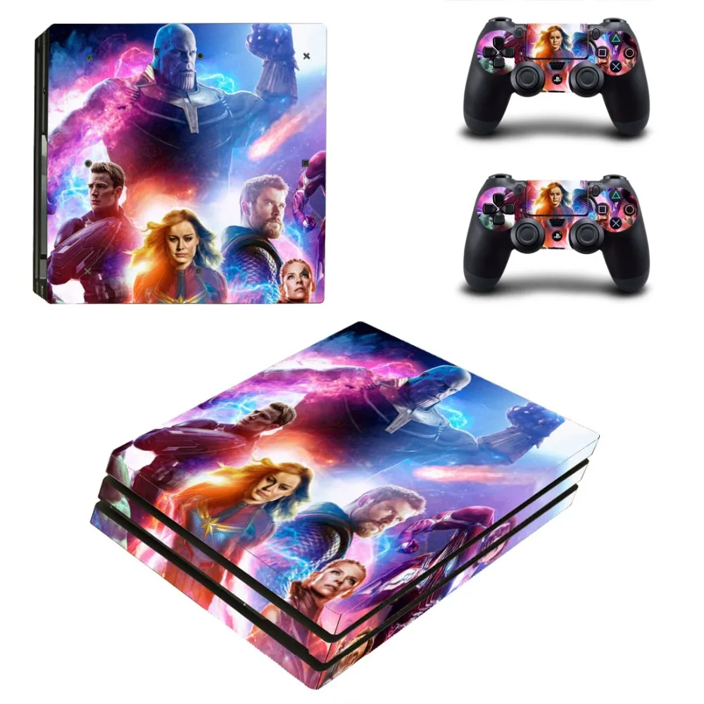 Мстители Капитан Америка Халк PS4 Pro наклейка на кожу Виниловая для консоли Playstation 4