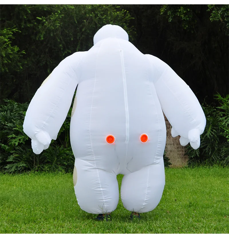 JYZCOS Baymax надувной костюм с буквенным принтом «Большой Герой» 6 маскарадный костюм; Детский костюм на Хэллоуин; Для женщин Человек взрослых Пурим Маскарадный костюм