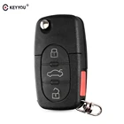 Чехол-брелок KEYYOU для дистанционного ключа VW Passat Jetta Golf Beetle 43 с пуговицами для CR1616CR1620