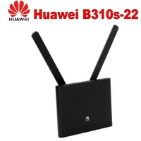 unlocked new arrival huawei b310 b310s 22 with antenna 150mbps 4g lte cpe wifi router modem with sim card slot up to 32 devices