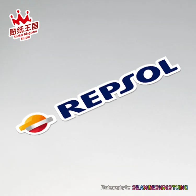 Стикеры для мотоциклетного шлема Repsol водостойкие 16 дюймов|moto decals|stickers motodecals for