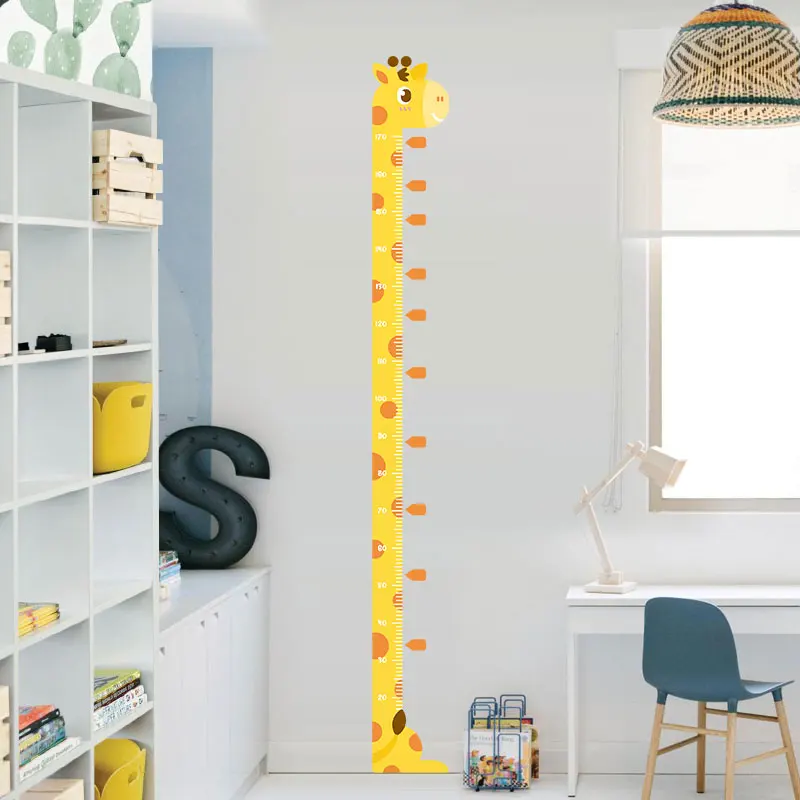 Детский график роста детей линейка стены стикер диаграмма наклейка высота