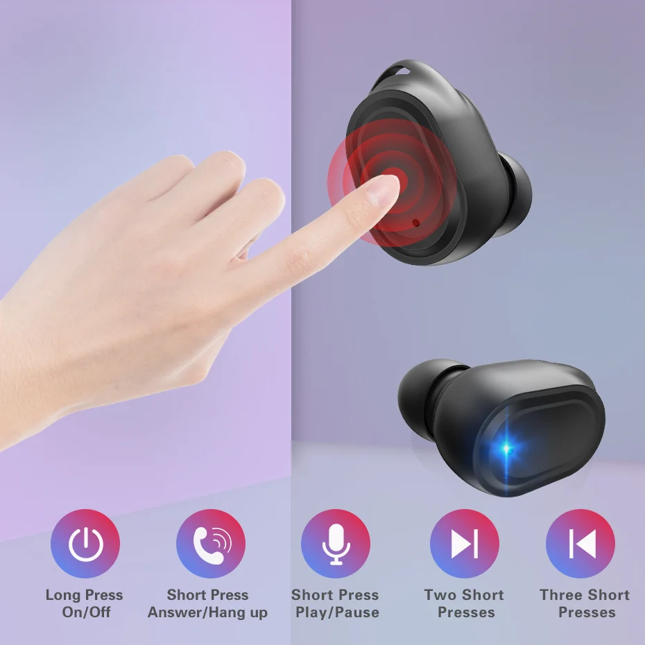 TiYiViRi Mini TWS 5,0 беспроводные Bluetooth наушники ipx5 водонепроницаемые спортивные наушники с шумоподавлением наушники для xiaomi huawei