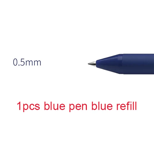 1pcs blue refill Xiao mi KACO 0,5 мм роллер mi Signing P E N Gal чернила для гладкого письма прочные цветные заправки дополнительно 1 шт. в розницу - Цвет: 1pcs blue refill