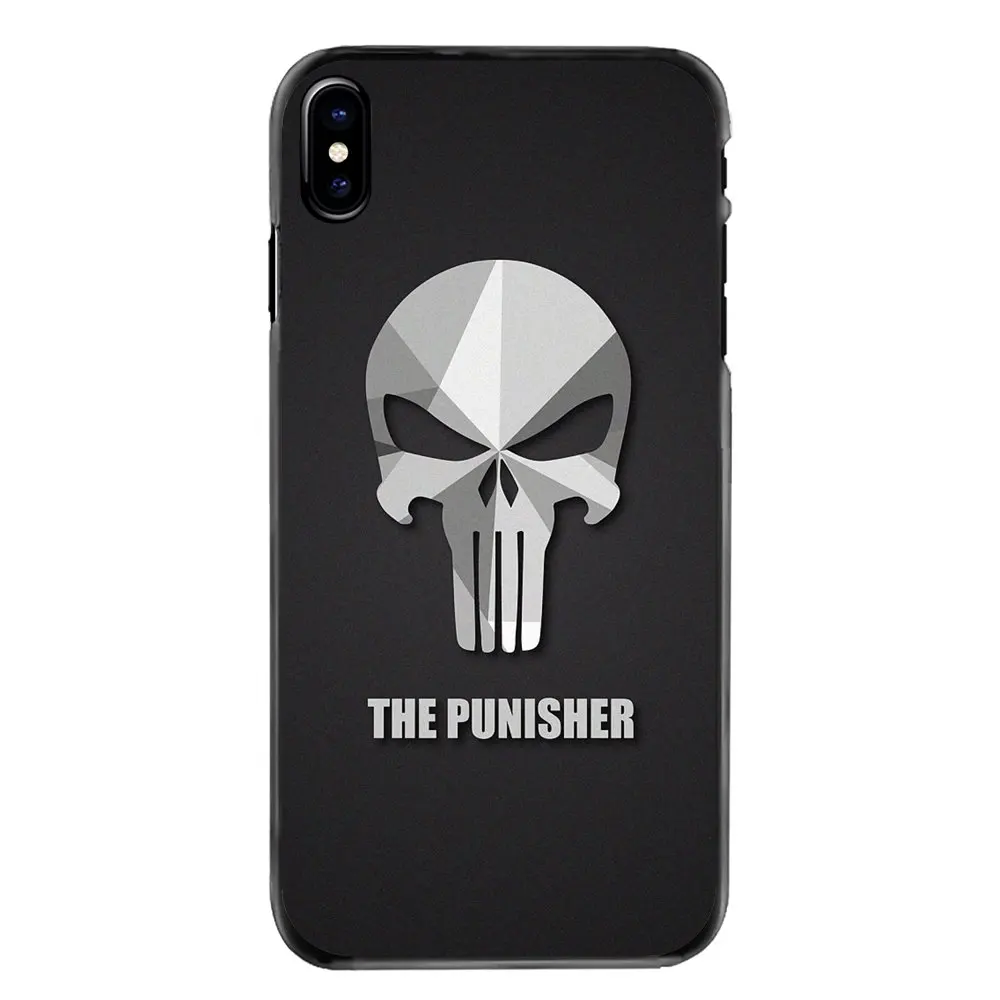 comic The Punisher Skull Metal Logo Poster For Samsung Galaxy A3 A5 A7 A8 J1 J2 J3 J5 J7 Prime 2015 2016 2017 Mobile Phone Cover |