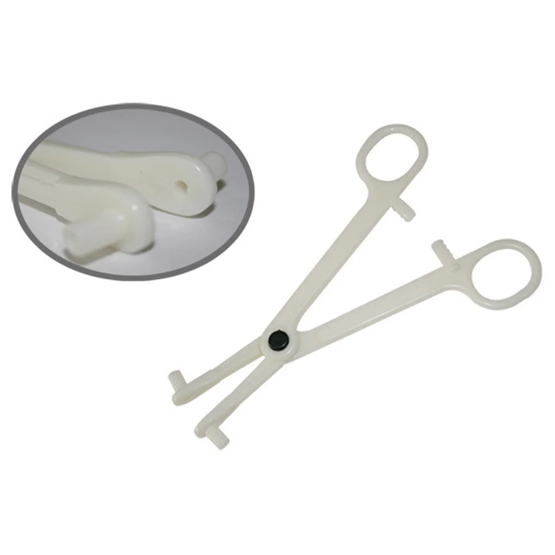 Closing forceps Закрывающие щипцы пластиковые открытые пирсинг для языка зажим для тела ушной нос одноразовый пирсинг для тела плоскогубцы круглый инструмент - Цвет: Closing forceps