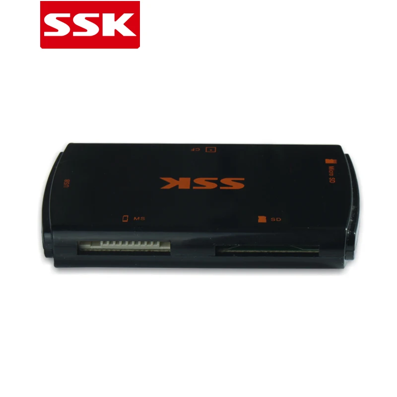 SSK SCRM059 все в 1 USB3.0 кардридер супер скорость SD/SM /Micro SD/ CF 5 Гбит/с мульти Смарт памяти