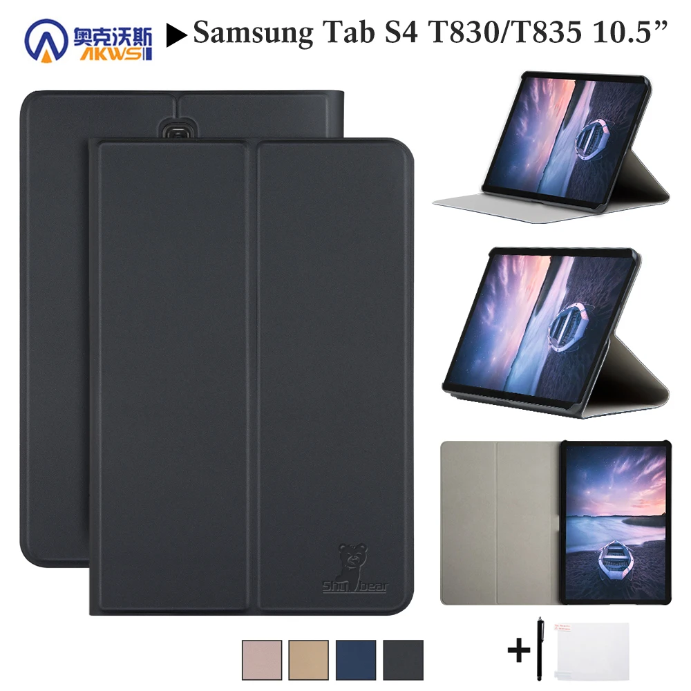 Ходунки чехол для 2018 выпущен Samsung Galaxy Tab S4 T830 T835 SM 10 5 ''планшет роскошный +