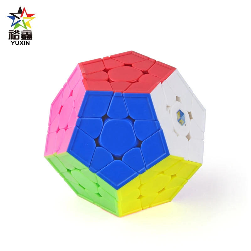 YUXIN маленький магический профессиональный куб Megaminx без наклеек скоростной