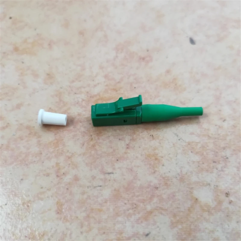 1000pcs LC/APC fiber optic connector kits without ferrule SM 0.9m green LC APC optical fibre accessories free shipping ELINK
