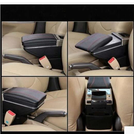 Универсальный кожаный подлокотник для автомобиля хранилище хранения