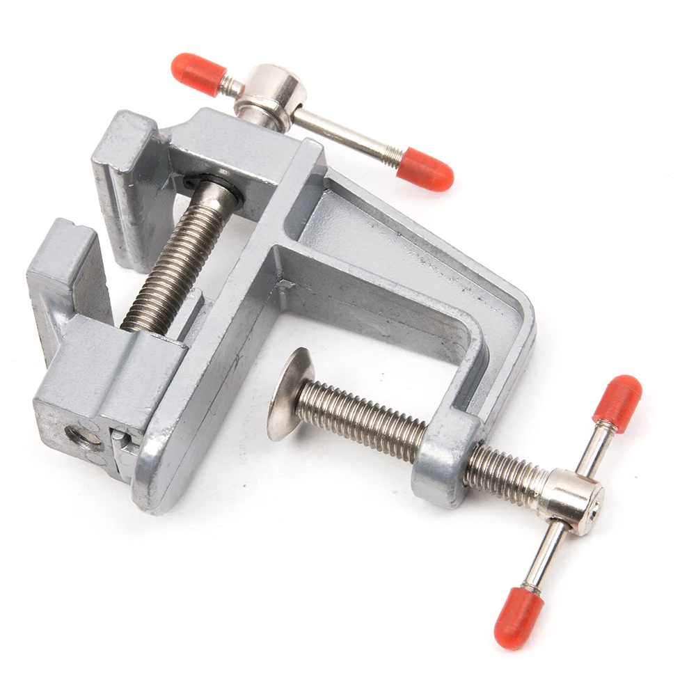 Мини алюминиевый настольный Поворотный замок зажим тиски Ремесло Ювелирные