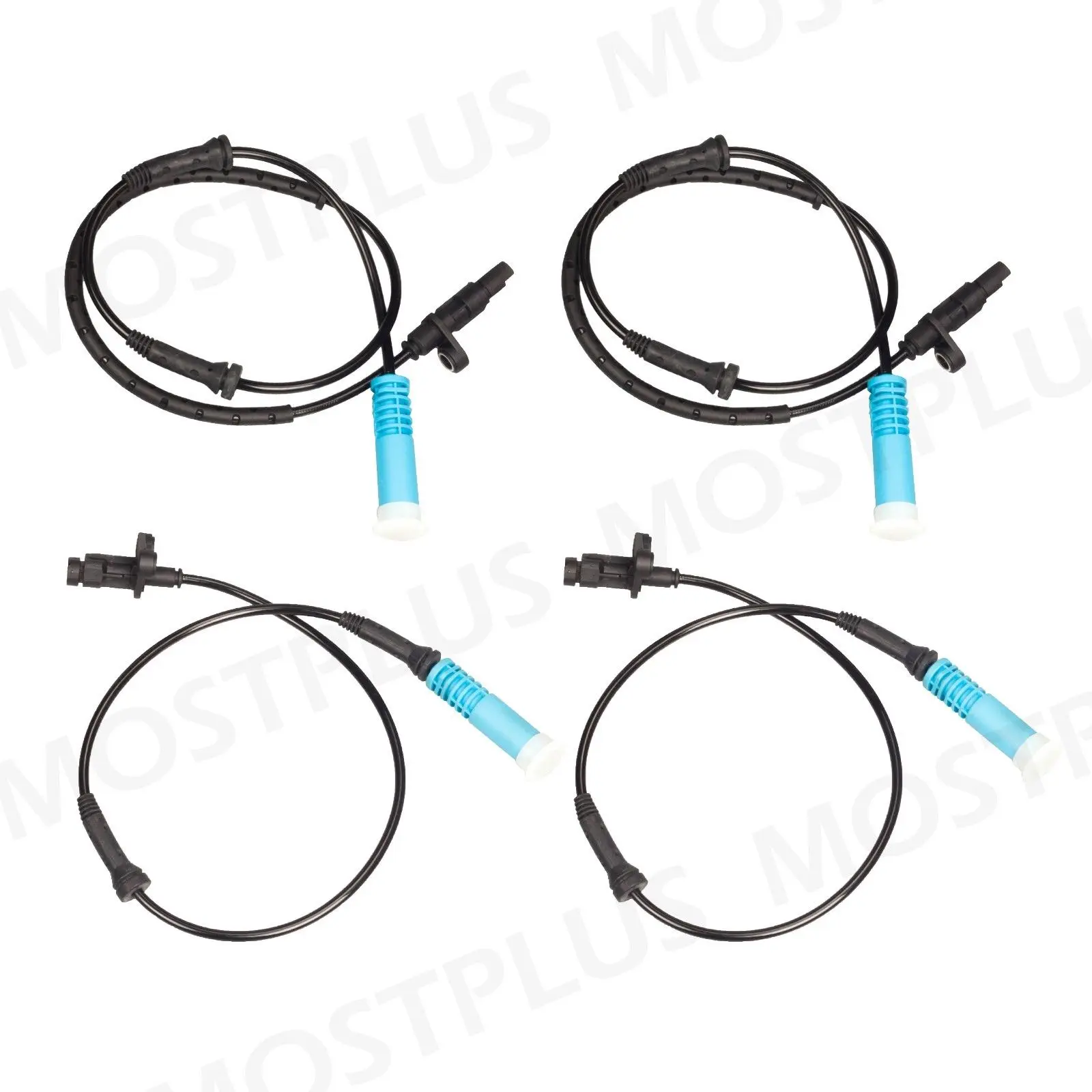 Set of 4 Front Rear Left Right ABS Wheel Speed Sensors Fits BMW E39 525 528 540 | Автомобили и мотоциклы