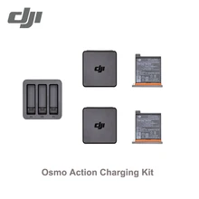 DJI Osmo Action battery/зарядный комплект 2 шт. 1300 мАч батареи и Osmo Action Charging Hub с портативным чехол Аксессуары 01