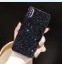 Black Easterm роскошный полный алмазный блестящий чехол для iPhone 6 6P 7P X 8 8Plus чехол XR XS MAX - Цвет: Black