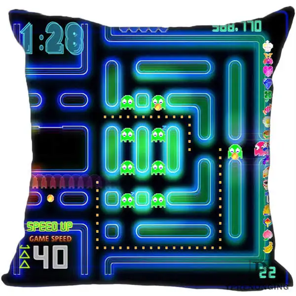 Square Pillowcases Заказная декоративная наволочка Pacman Чемпионат квадратная Наволочка на молнии лучший подарок 35X35,40x40,45x45 см(одна сторона) 180516-04 - Цвет: Square Pillowcases