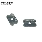 Высококачественные твердосплавные деревообрабатывающие ножи для скабливания, фрезы 20x12x2 мм для кромкооблицовочной машины, аксессуары 10 шт.кор.