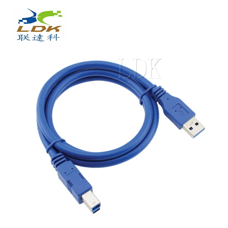 Liandake 50 шт. USB3.0 принтер линия передачи данных A в B. Usb для широкой сети
