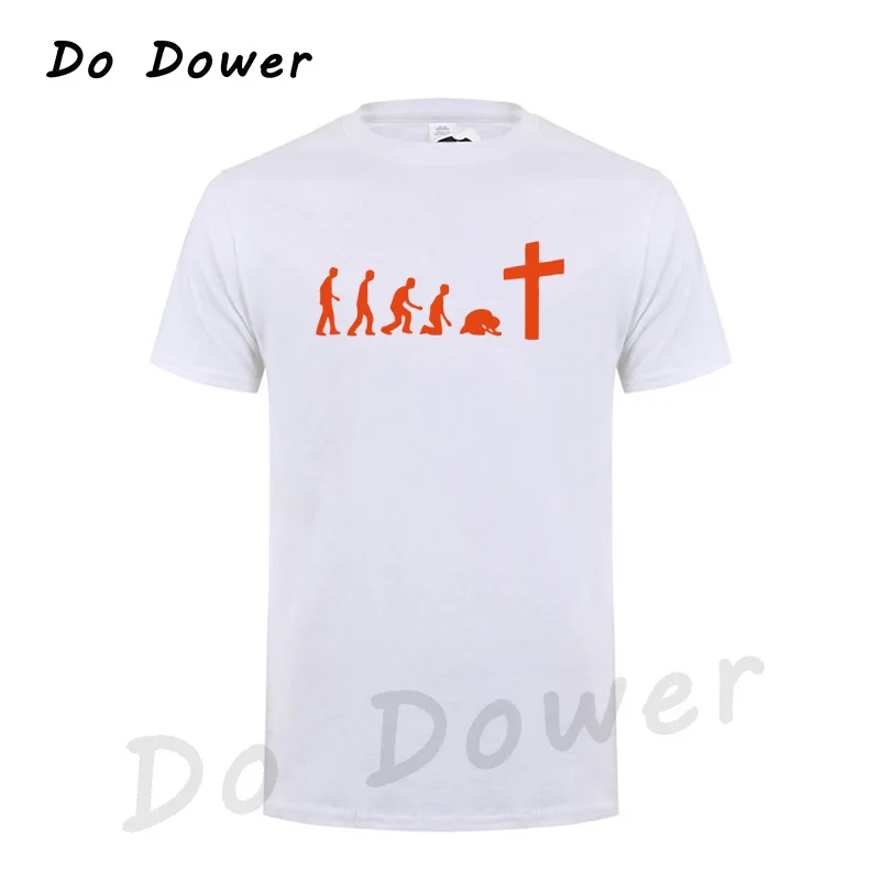 White 7 God Is Love Jesus Is Wonderful Team Jesus Evolution Real men Pray футболка христианский Иисус религиозная вера Христос Футболка - Цвет: White 7