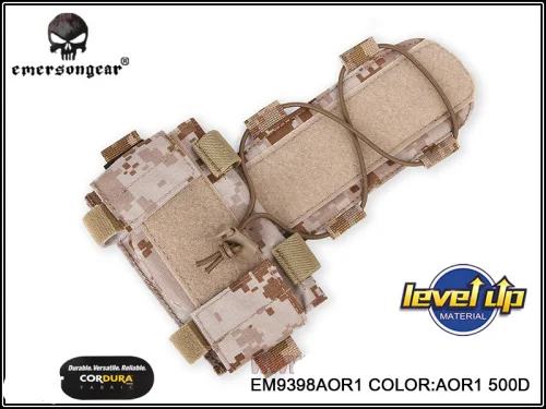 Новинка Emersongear боевой шлем MK1 батарейный ящик противовес Мультикам Тактический шлем чехол - Цвет: AOR1