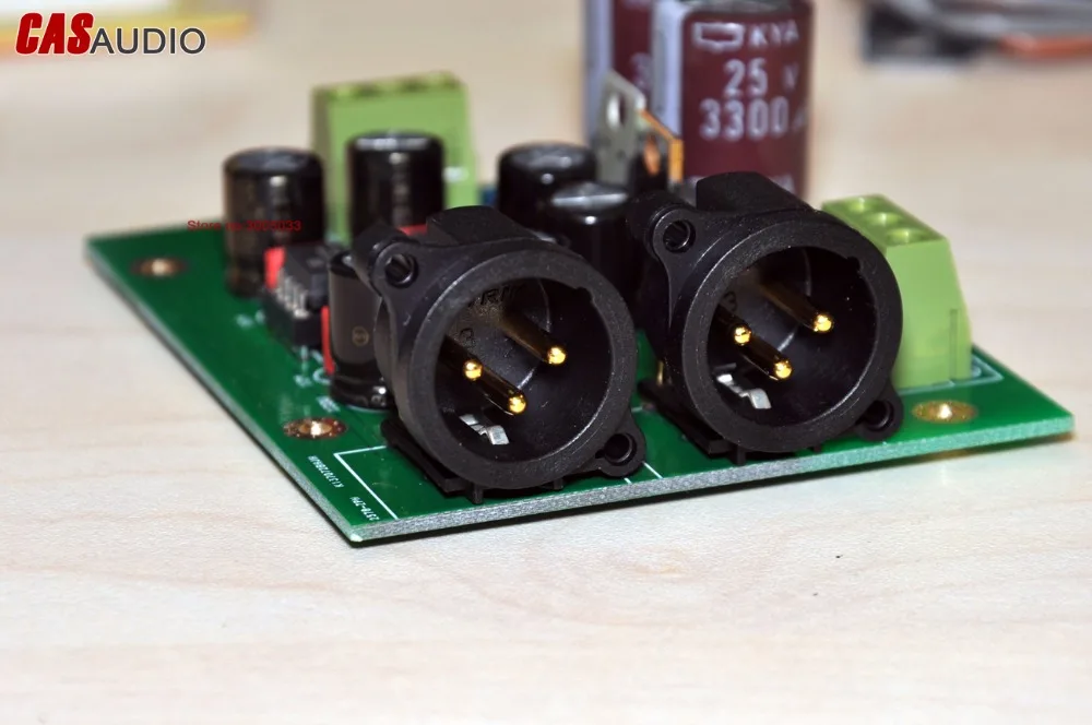 

DRV134 RCA Unbalanced To Balanced XLR Adaptor Converter DRV134 High Performance RCA to XLR Converter For Preamp Audio Amplifier
