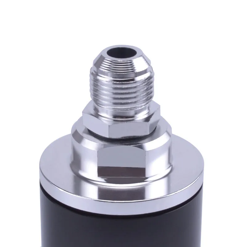 Черный Универсальный алюминиевый топливный фильтр с высоким потоком для