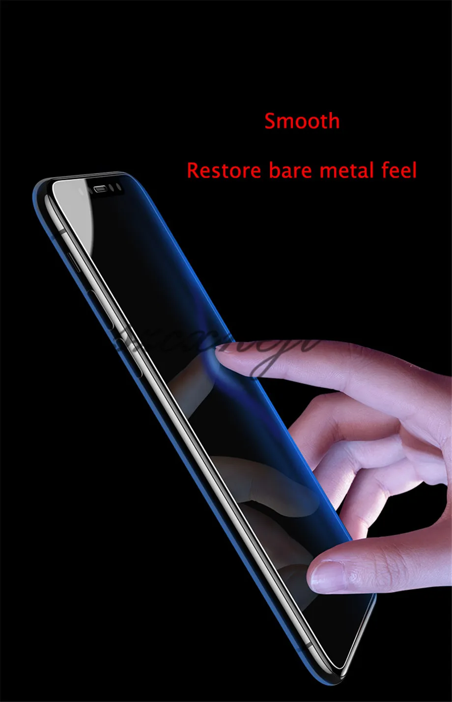 9H полное закаленное стекло для iPhone Xs Max XR X пленка анти-писк Защитная пленка для экрана, защита для iPhone X XR стекло