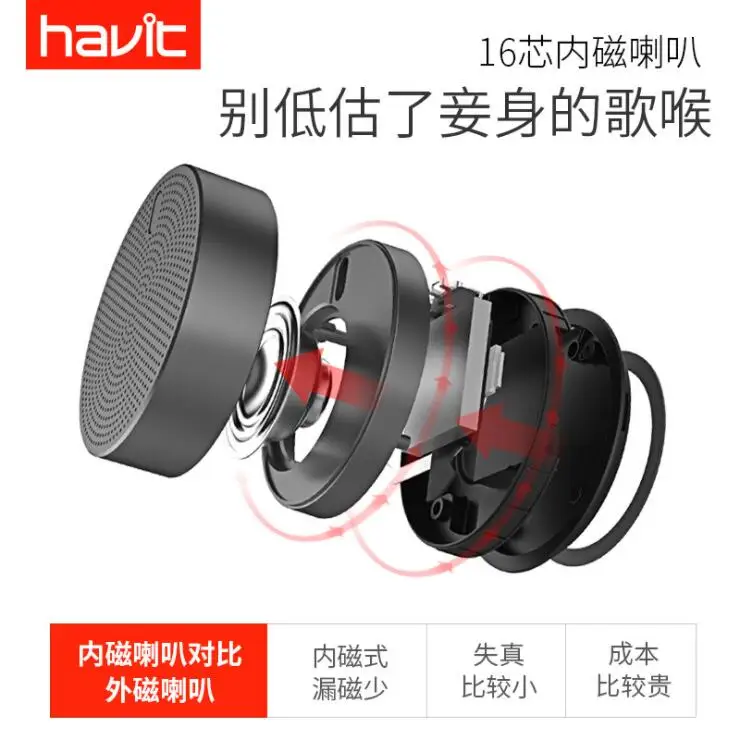 Havit M11 беспроводной Bluetooth аудио мини мобильный телефон стол открытый супер