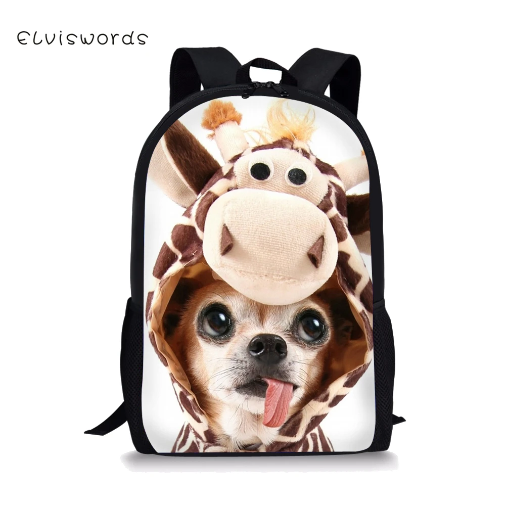 Школьные сумки ELVISWORDS для детей очаровательные детские рюкзаки с принтом