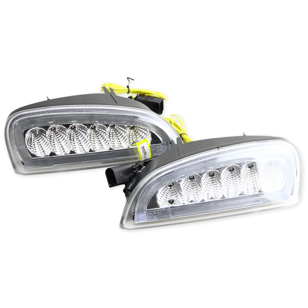 2 шт. светодиодный Автомобильный DRL светильник указателя поворота для Porsche Cayenne 2006