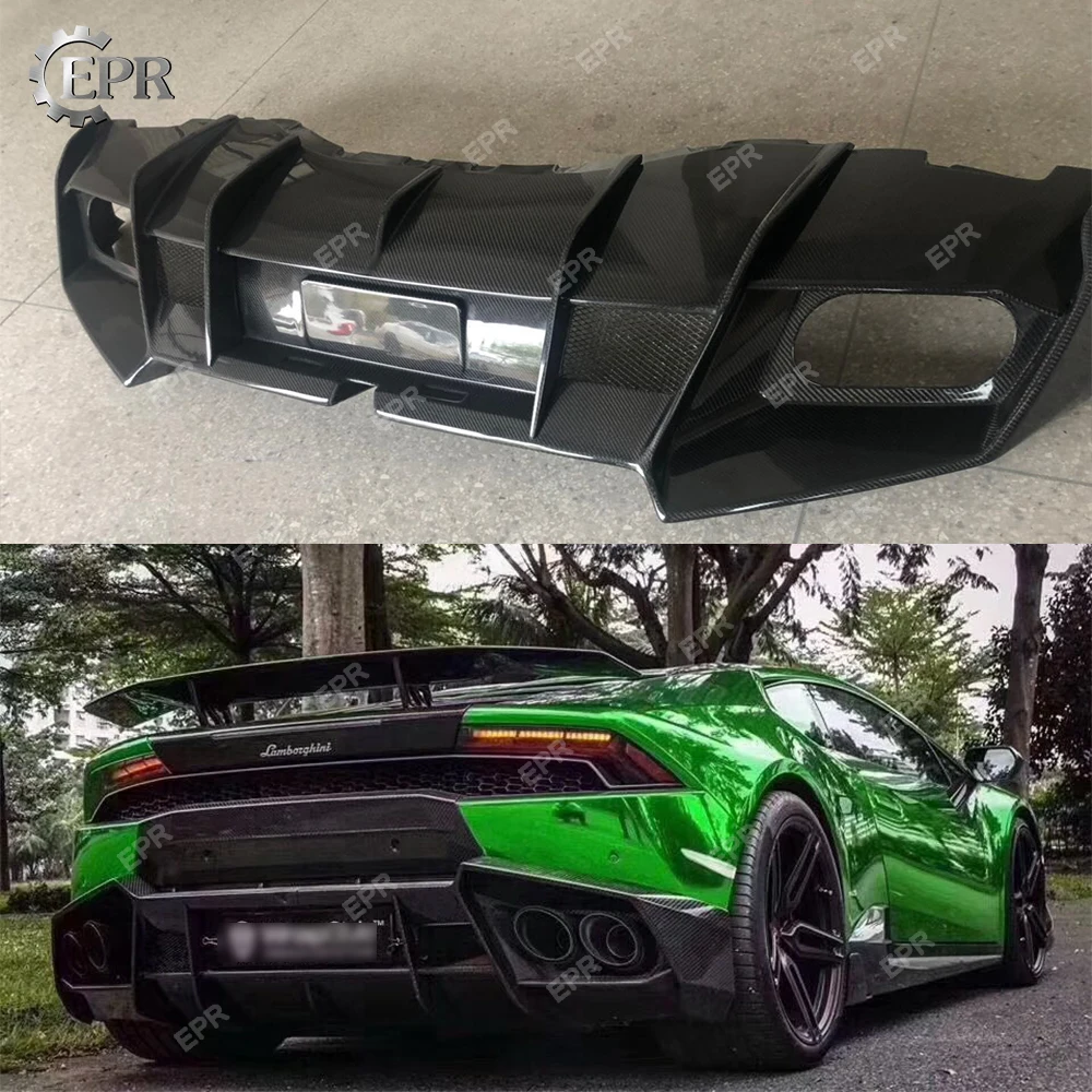 Сухой углеродный диффузор для Huracan LP610 LP580 OEM Стиль Матовый углеродное волокно