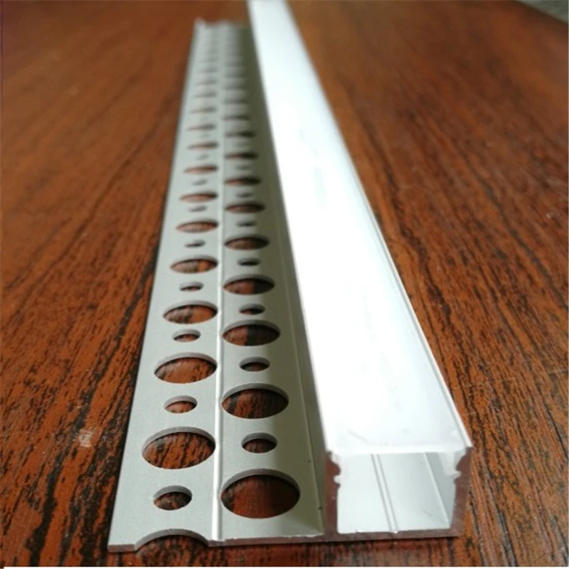 5-30pcs/Lot 40inch Embedded Led Aluminium Profile ,10mm Strip 1 Side Built in Flat Edge Invisible Linear Channel For Wall /Ceil