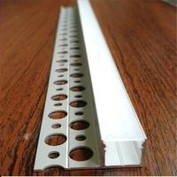 5 30pcslot 40inch embedded led aluminium profile 10mm strip 1 side built in flat edge invisible linear channel for wall ceil