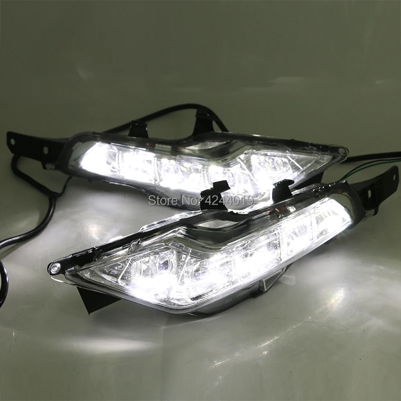 smRKE Car Light Fog Lights Daytime Running LED Bar For 2016-2017 Nissan Qashqai |