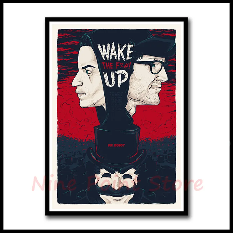 MR. ROBOT бумажные плакаты с покрытием женское украшение для дома гостиная спальня