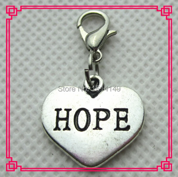 Лидер продаж застежка карабин подвеска в виде сердца надписи подвески для
