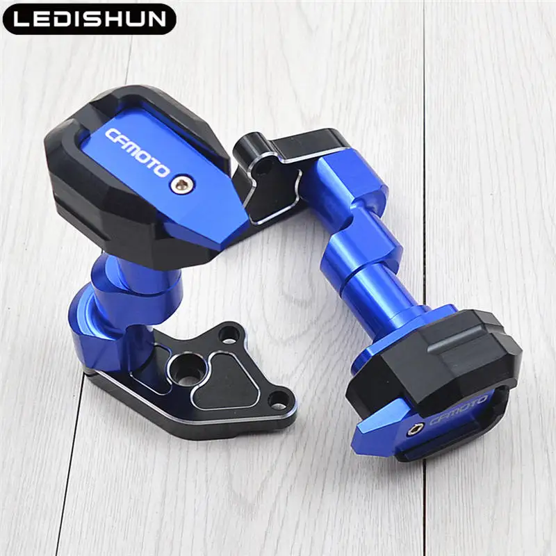 400NK-Blue Для CFMOTO 250NK 150NK 400NK 650NK CF400NK CF650NK 400 650 NK400 NK650 слайдеры рамы для езды на мотоцикле с Защита от падения - Цвет: 400NK-Blue