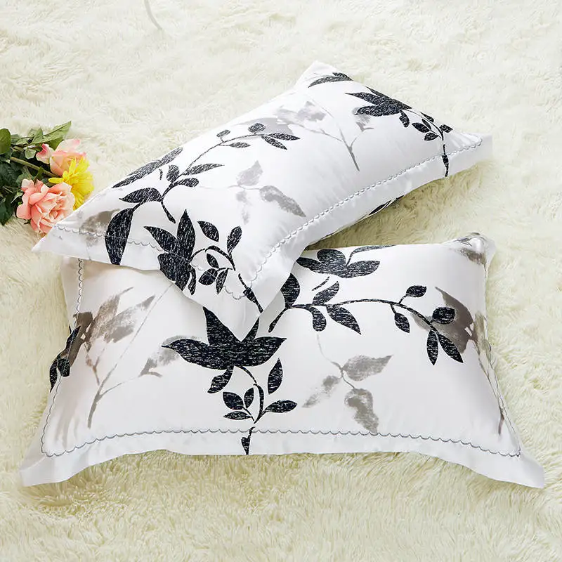 Комплект постельного белья из сатина и шелка покрывала двойные Королевский