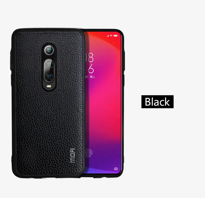 K20 чехол для Xiaomi Redmi K20 Pro чехол Mofi для Xiaomi Mi9T pro Чехол из искусственной кожи протектор деловой стиль коричневый красный черный