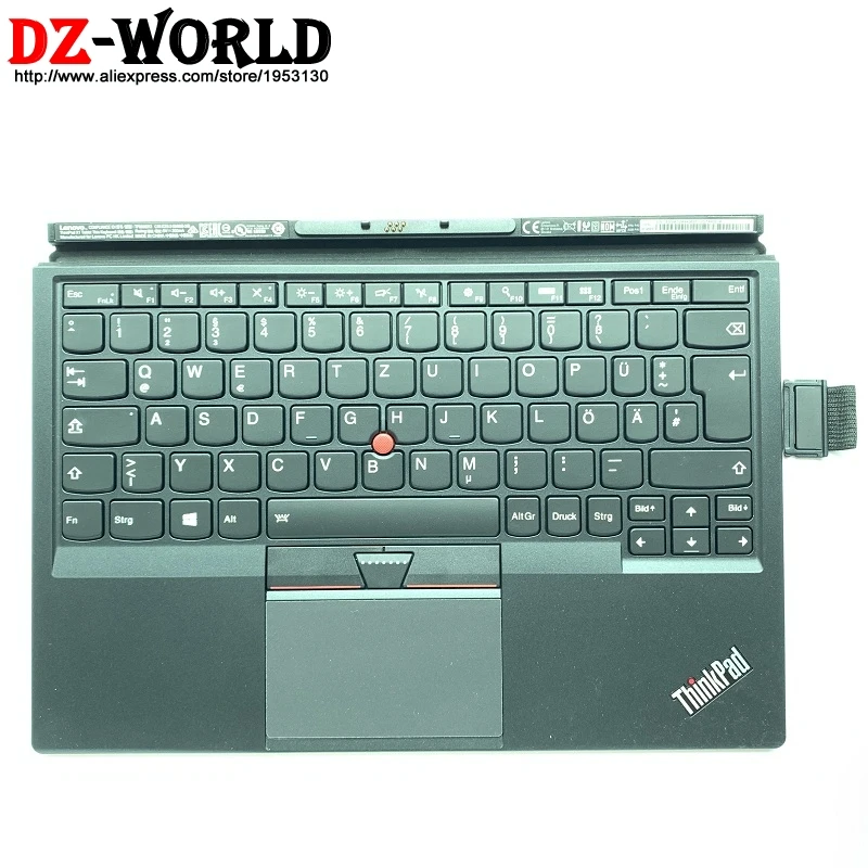 Новая немецкая клавиатура с подсветкой красного цвета для lenovo Thinkpad X1 Tablet 1st Gen 20GH 20GG tablet laptop 01HX762 01AW662 TP00082K1