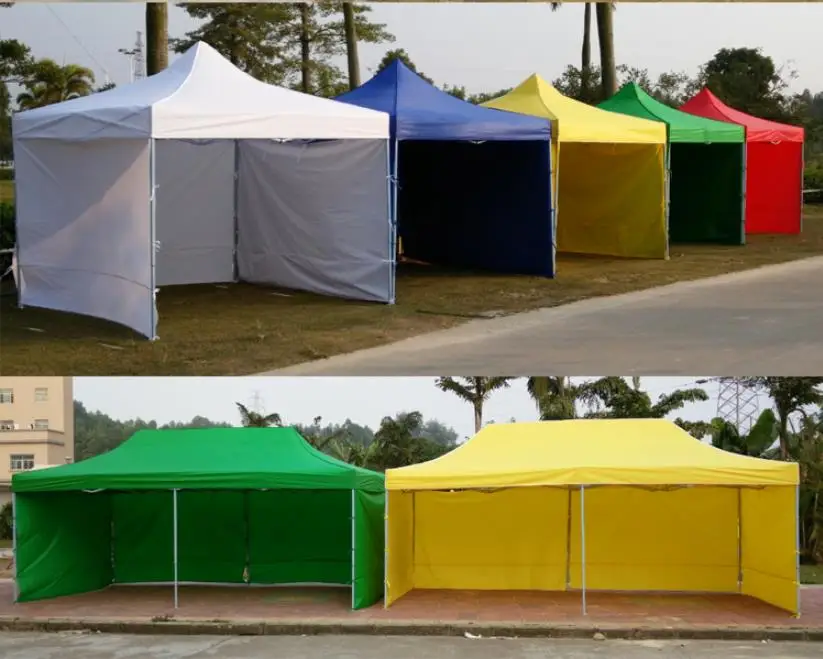 3x4.5 color choose GRNTAMN настраиваемый складной тент наружный водонепроницаемый прозрачный Conpay тент большое пространство беседка можно выбрать цвет и печать логотипа - Цвет: 3x4.5 color choose