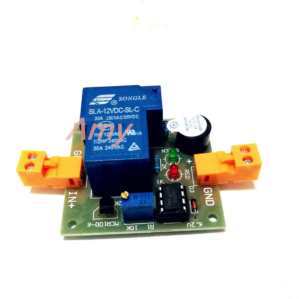 Аккумулятор 12 В с контроллером избыточного разряда звуковой сигнал тревоги