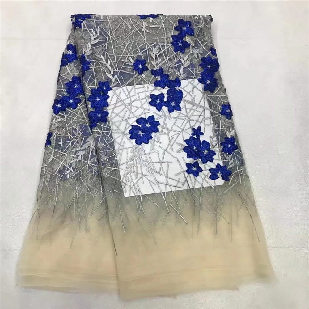 2017 последние африканские блесток вышитые Кружево Ткань Высокое качество