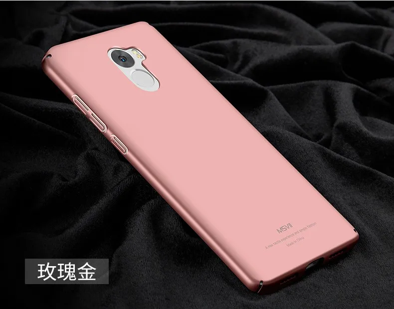 Msvii чехлы для Xiaomi Redmi 4 чехол для Xiaomi Redmi 4 Pro Чехол Xiomi 4Pro тонкий PC чехол для Xiaomi Redmi4 Pro Чехол 5,0"