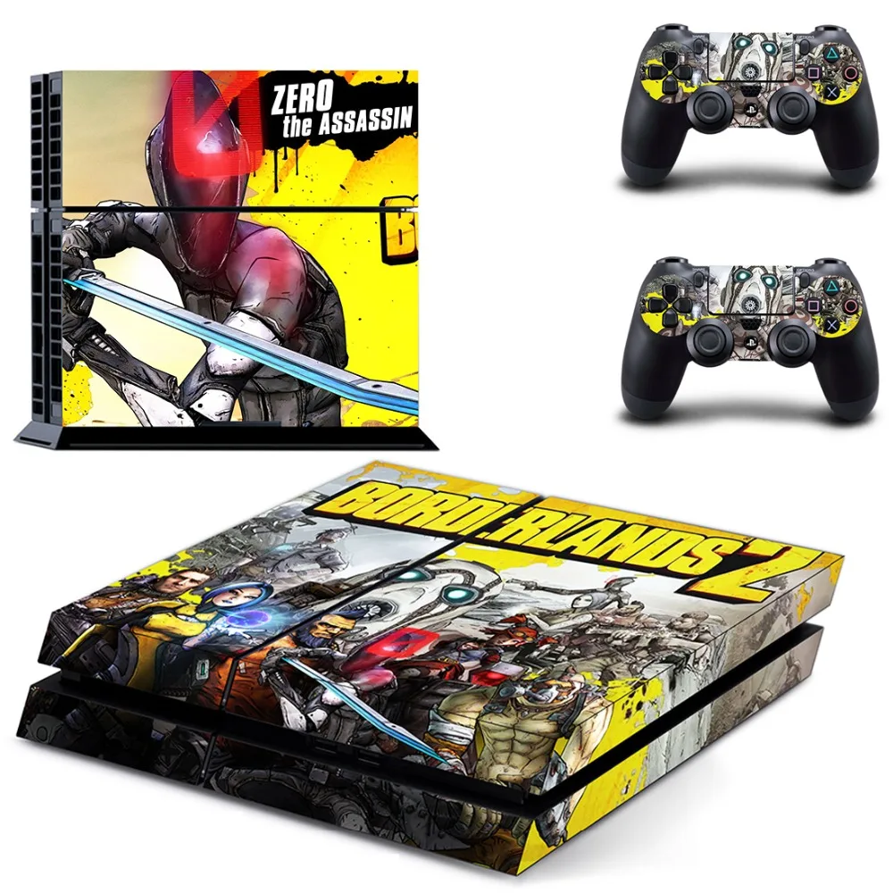 Виниловые наклейки для игровой консоли и 2 контроллеров PS4|Наклейки| |