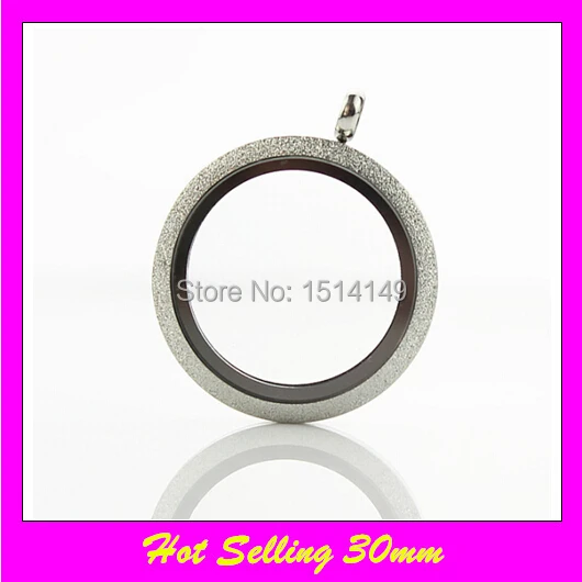 Новейший закрученный винт серебряного стекла медальон из нержавеющей стали